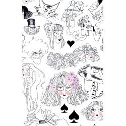 The Ghastlies - Ghastlie Hairdos and Don'ts - 9067D - Black & White