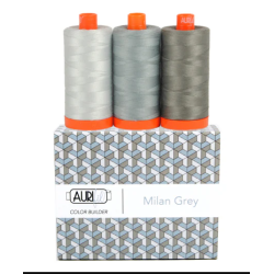 Milan Grey - Aurifil 50WT Color builder