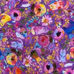 Whisker Wonderland - Gatti su viola