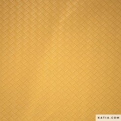 Tessuto in similpelle intrecciata giallo banana