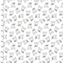 Whimsy woodland - Civette su bianco