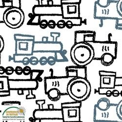 Jersey - Treni su bianco