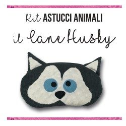 Kit astucci animali - Il cane husky