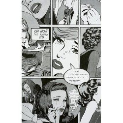 Fumetti e cucito in bianco e nero - Pannello