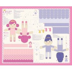 Once upon a time - Pannello bambole principesse