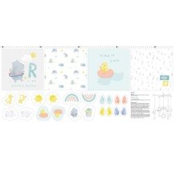 Summer sweat baby panel - Katia - Rhinos Baby Panel