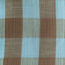 Mousseline Vichy - Aqua & Choco MV3