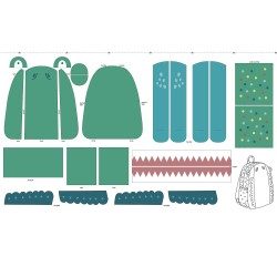 Pannello in canvas - Dinosaur Bag