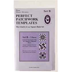 Perfect patchwork templates Marti Michell set B