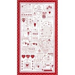 Say it with a stitch - Pannello verticale