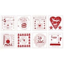 Say it with a stitch - Pannello orizzontale