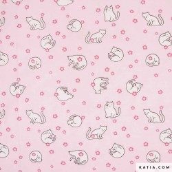 Jersey - Katia - Cherry Blossom Cats