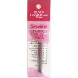 Fabric pencil leads BLACK Sewline